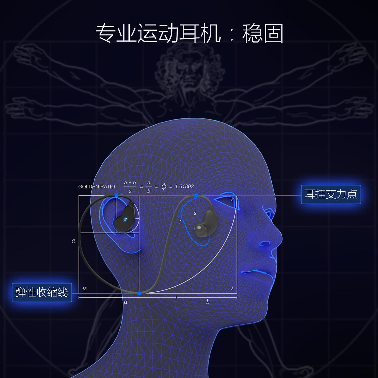 专业运动蓝牙耳机