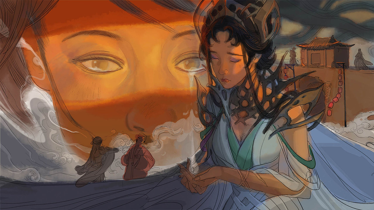 王者荣耀芈月白晶晶台词海报ps