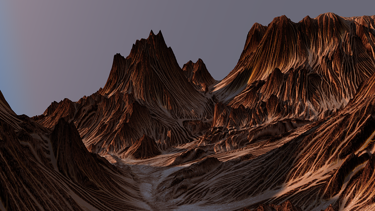 《c4d动画》之山体建模