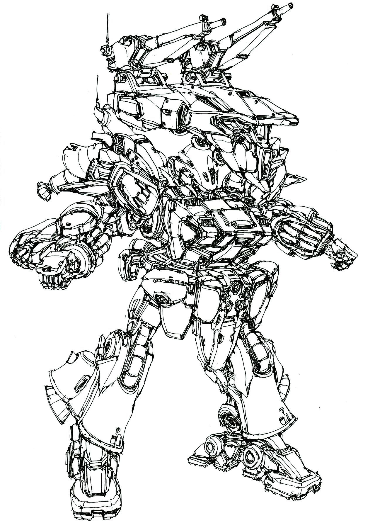 给机甲概念设定解析做的图1100图慎入