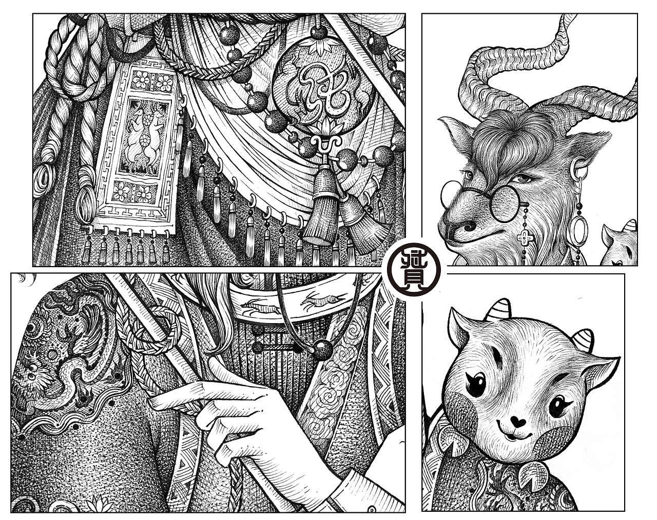 卓牧纯羊奶包装插画设计（图ZMjY2MjcyNTY4） - 商业插画 - 站酷设计师张贇ILLUSTRATION原创素材 - 站酷ZCOOL