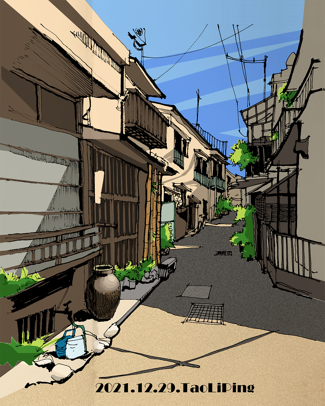 12月速写挑战（图ZMjgzNDQzNzY4） - 艺术插画 - 站酷设计师_双_喜_原创素材 - 站酷ZCOOL