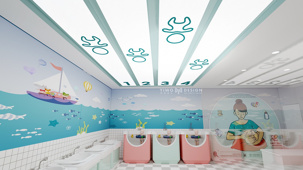 小象宫母婴店（图ZMjcwMDY5NDg0） - 商业空间设计 - 站酷设计师艺窝设计原创素材 - 站酷ZCOOL