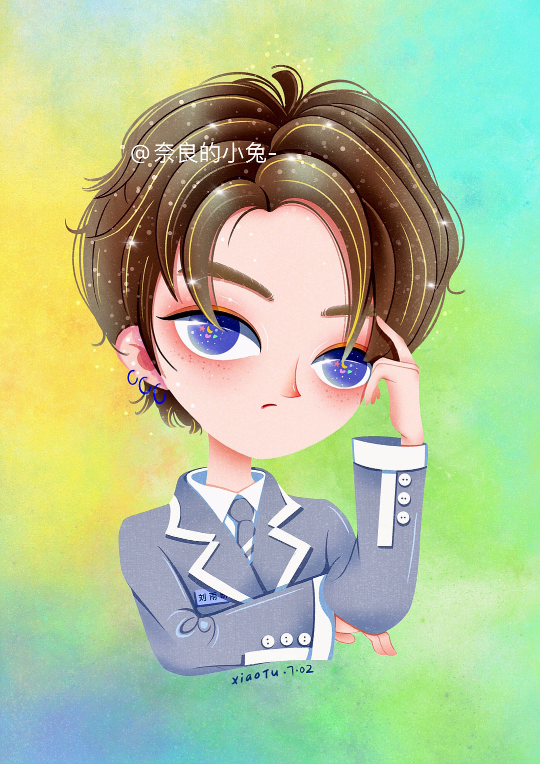 『小兔插画』THE9专属萌系头像31图,高能预警