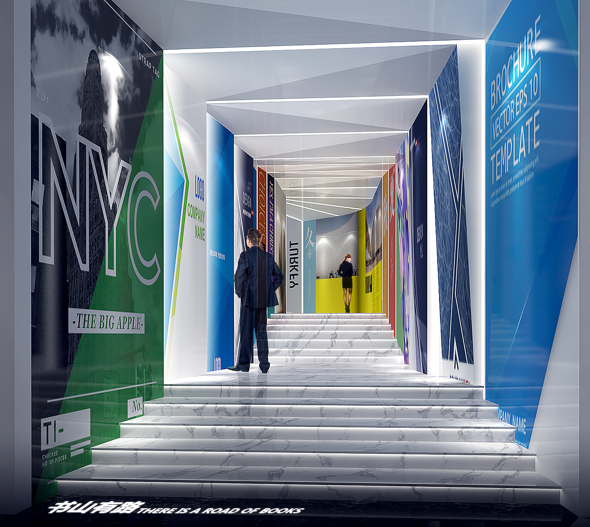 教育类科技展厅（图ZMjQ5Nzk5NDI4） - 建筑/空间 - 站酷设计师PG1666原创素材 - 站酷ZCOOL