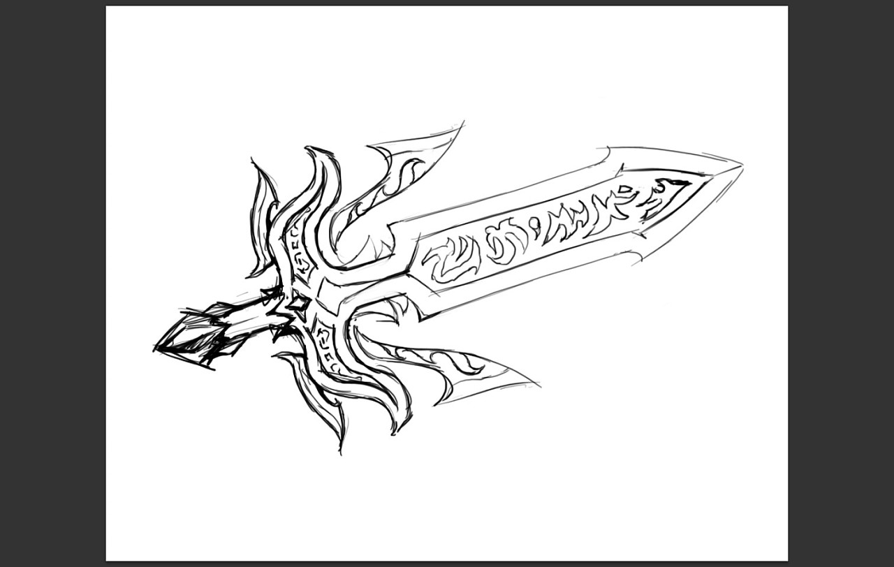 [原创]符文剑一把,游戏武器/gui