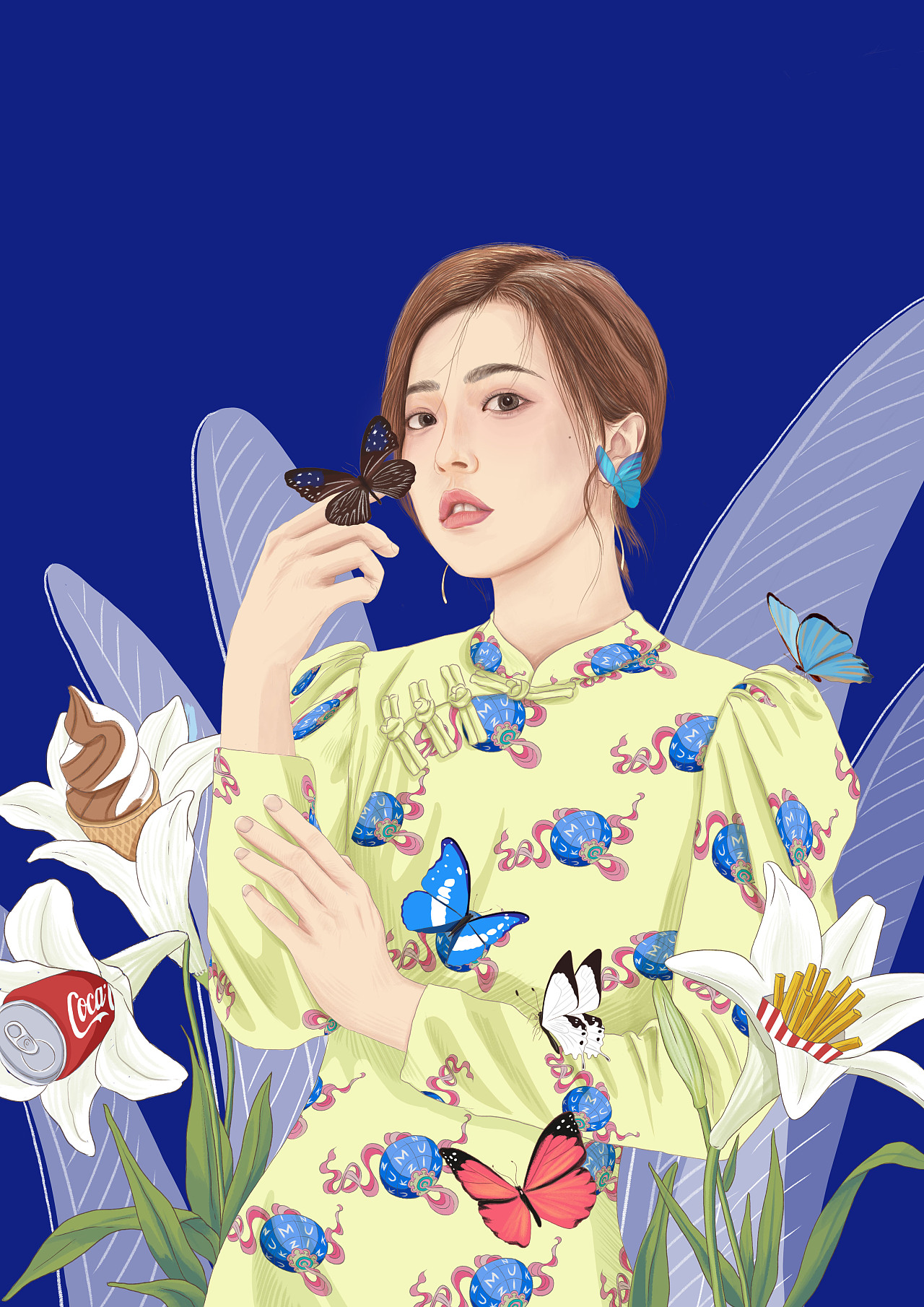 插画人物/杂志封面