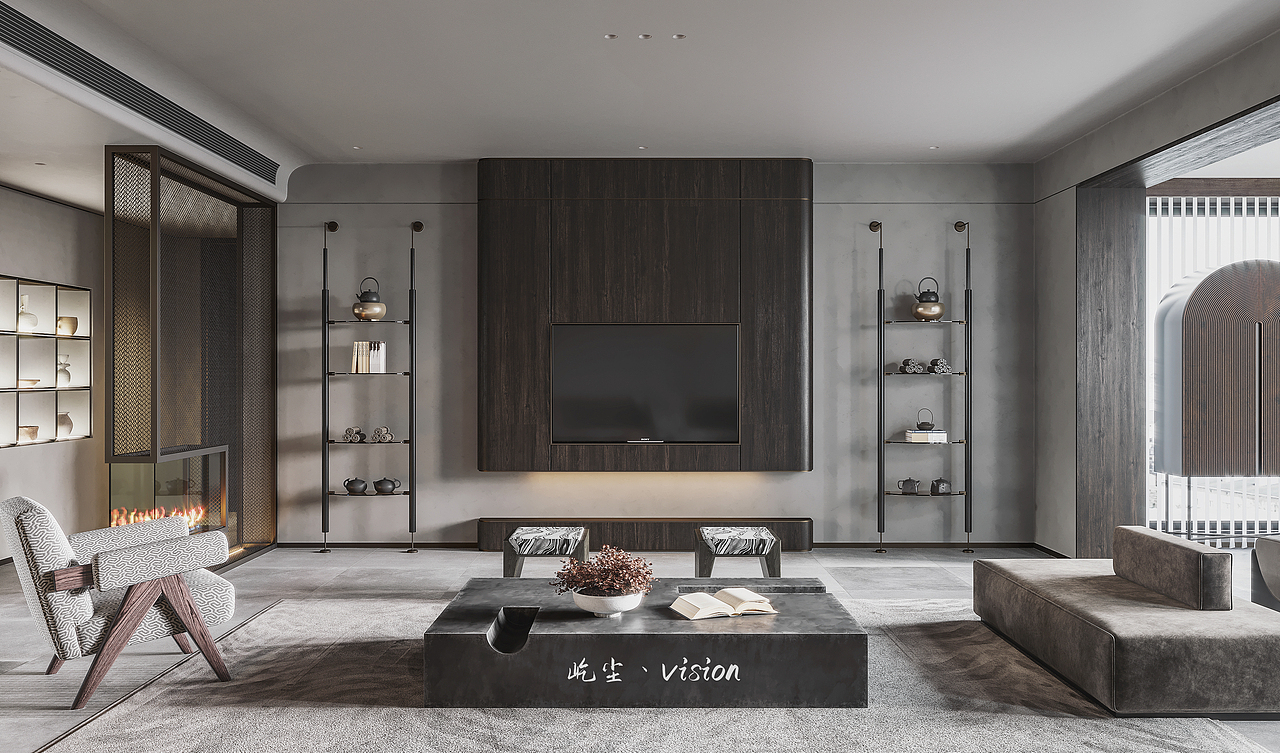 屹尘丨现代与中式交融