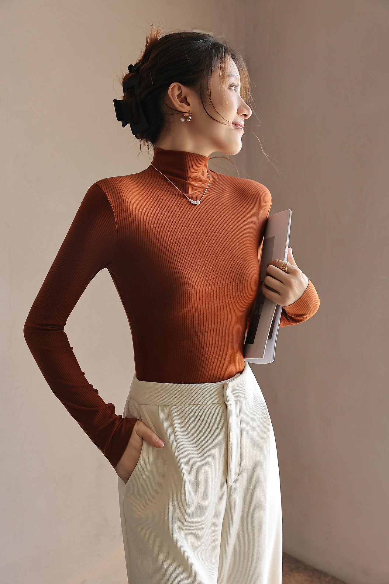 客片分享｜针织打底衫｜无头风·Ins