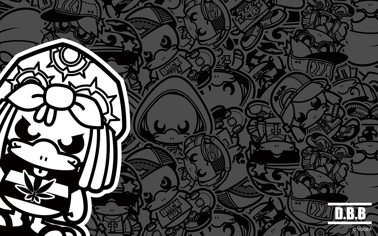 鸭嘴兽男孩之潮流嘻哈系列壁纸