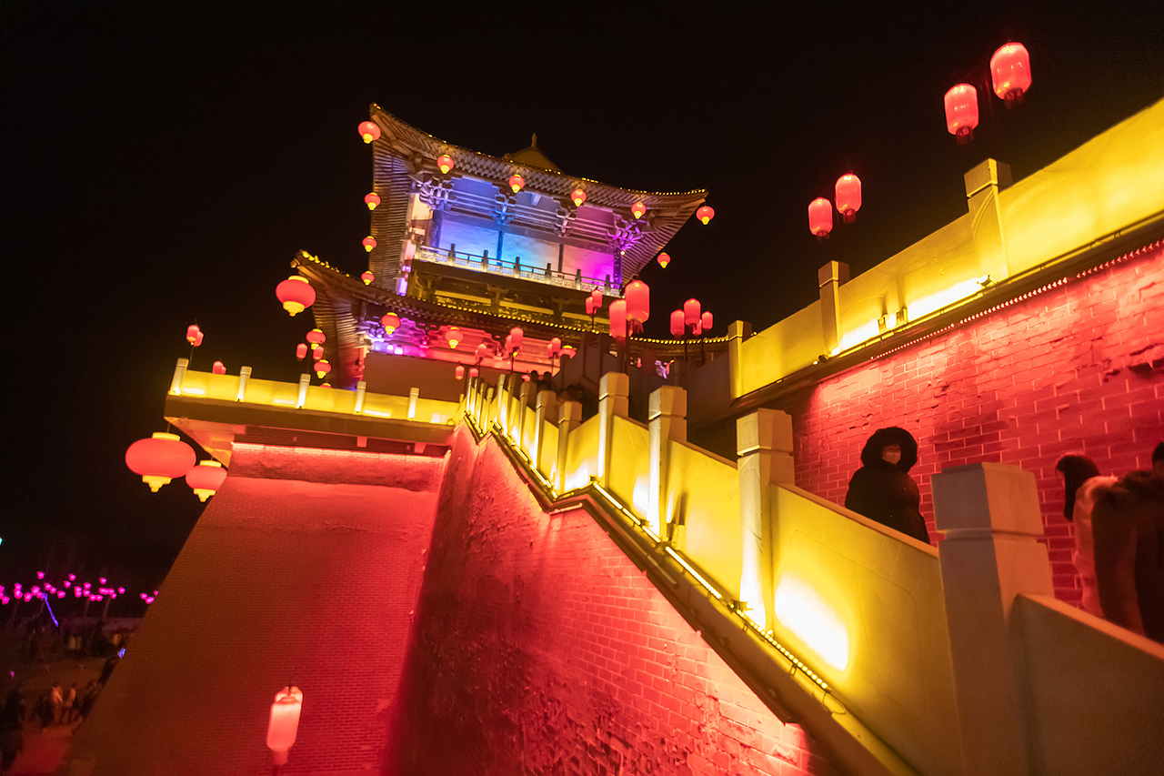 过年魏祠看花灯