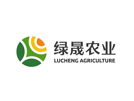 绿晟农业LOGO/太阳/树叶/有机/LC/品牌/农产品