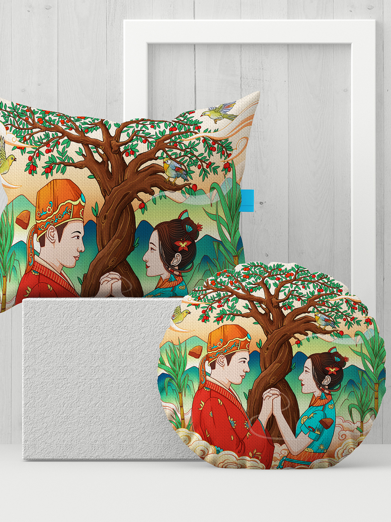 古法红糖块包装插画（图ZMjY4NzgxMzAw） - 商业插画 - 站酷设计师如虎添翼包装插画原创素材 - 站酷ZCOOL