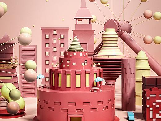 场景建模C4D建模