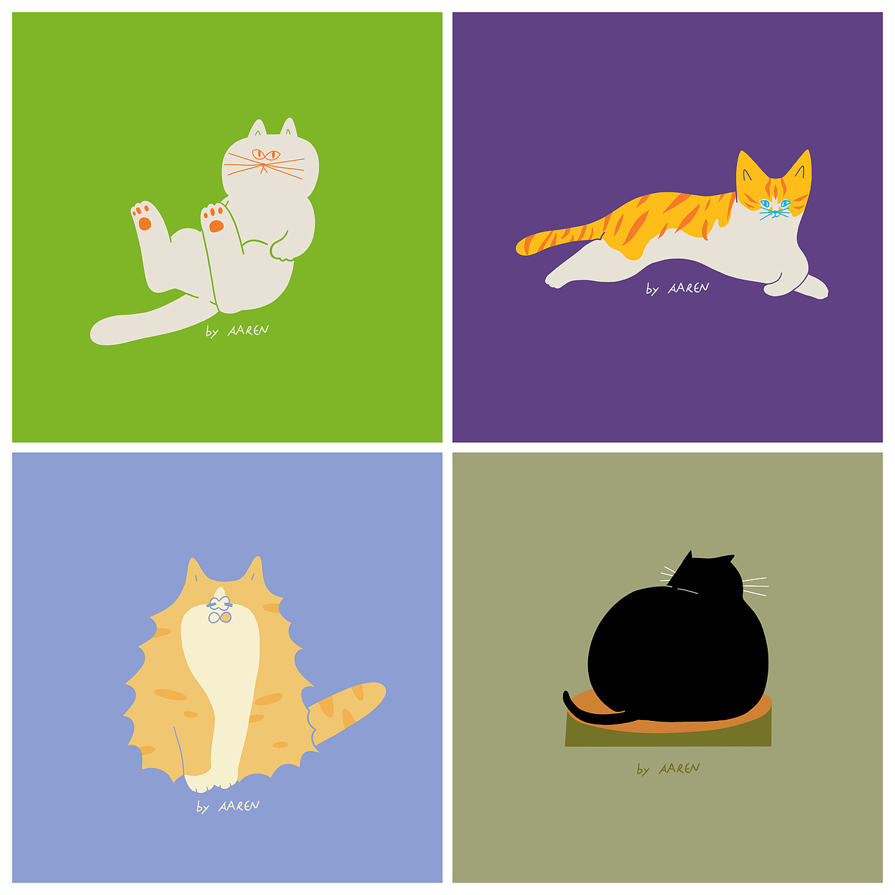 米團(tuán)兒的朋友們（圖ZMjYzNjI0MjMy） - 創(chuàng)作習(xí)作 - 站酷設(shè)計(jì)師Aaren原創(chuàng)素材 - 站酷ZCOOL