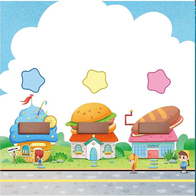 儿插课件（图ZMzQ5MzQ0MzM2） - 商业插画 - 站酷设计师独角灵洋原创素材 - 站酷ZCOOL