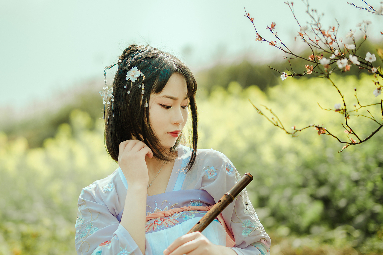 古装春拍（图ZMTQ5NjQxNDI0） - 人像摄影 - 站酷设计师木易119原创素材 - 站酷ZCOOL