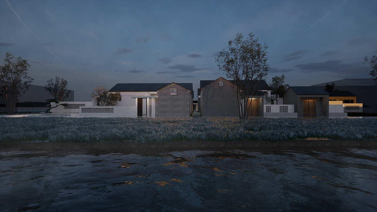 乡村振兴民宿效果图