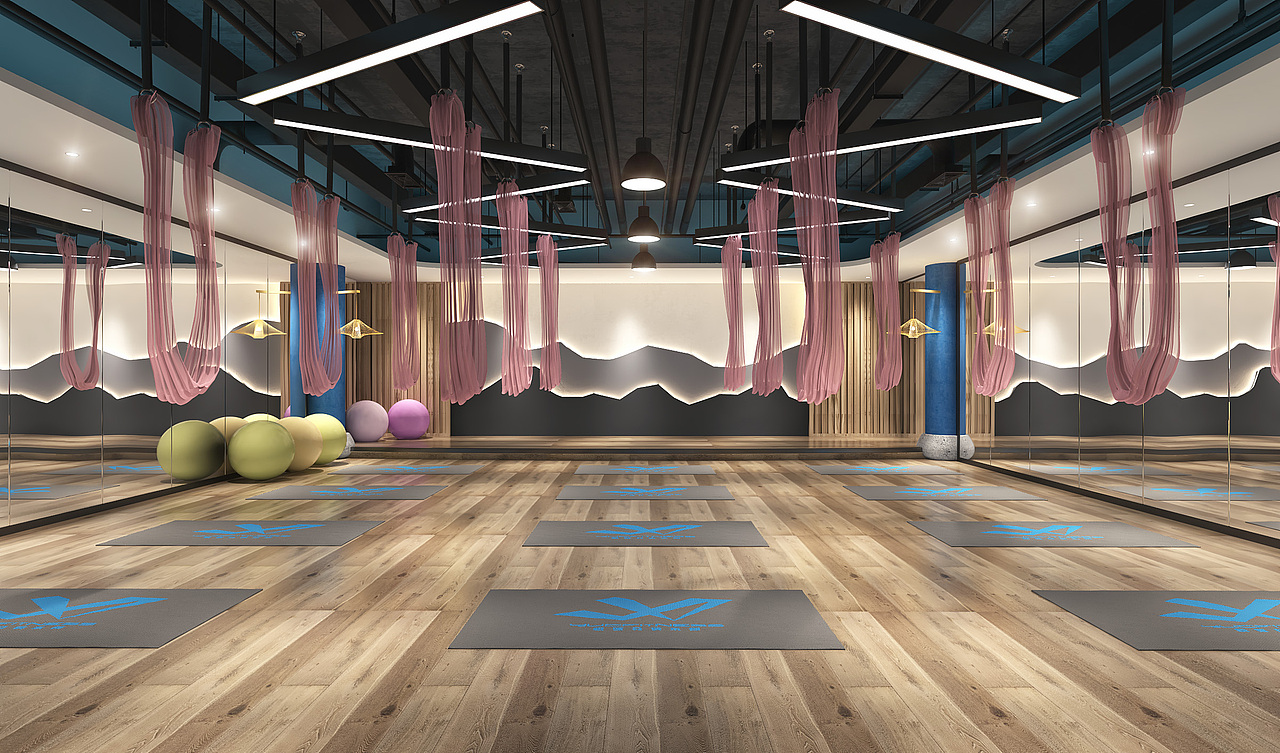 炫酷健身房（图ZMTI0Mjc3NTI4） - 家装设计 - 站酷设计师MILAN视觉原创素材 - 站酷ZCOOL
