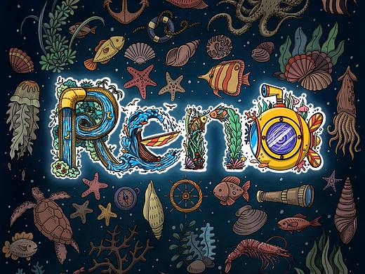 OPPO新系列RENO插画