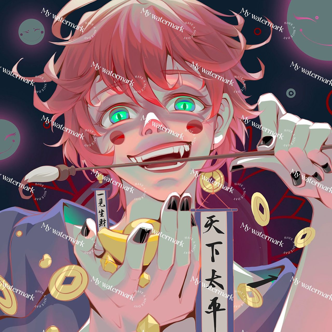 头像绘画过程