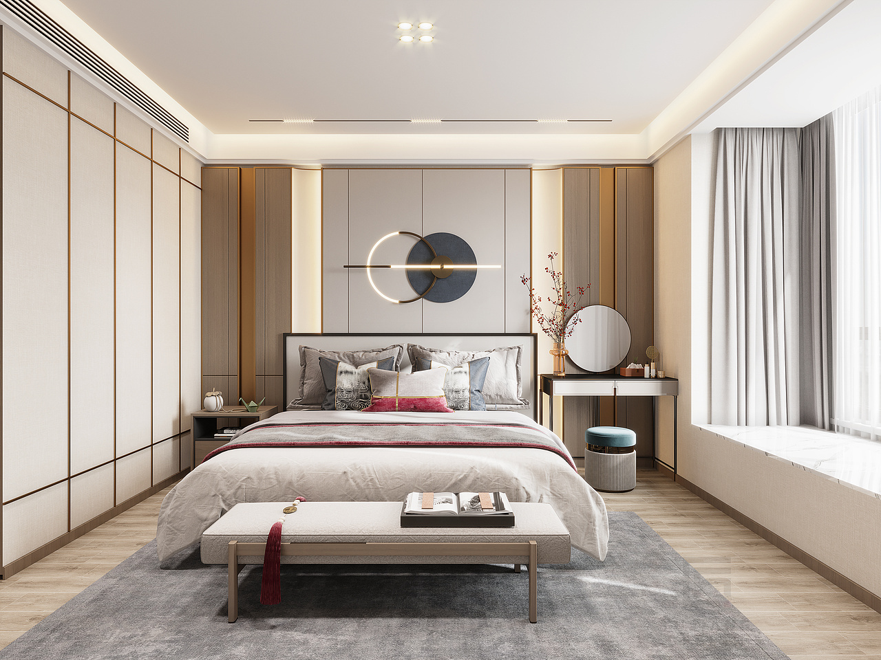 现代新中式｜传统与现代精神追求的交织（图ZMzQ0OTUzODA0） - 家装设计 - 站酷设计师年年你可以的呀原创素材 - 站酷ZCOOL