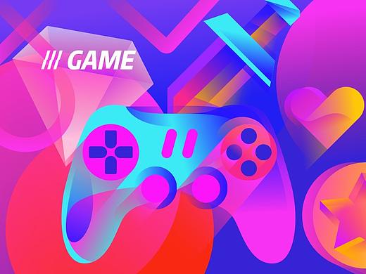 渐变风 | 碎片化实验性海报