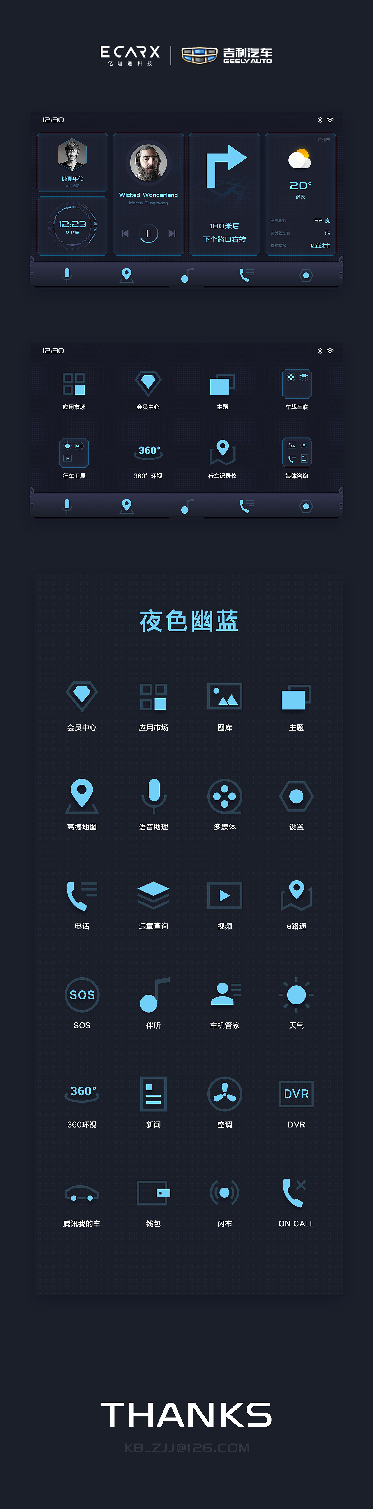 汽车GKUI主题设计大赛练习作品（图ZMTI2NzYwNDg4） - 主题/皮肤 - 站酷设计师山染_Zhou原创素材 - 站酷ZCOOL