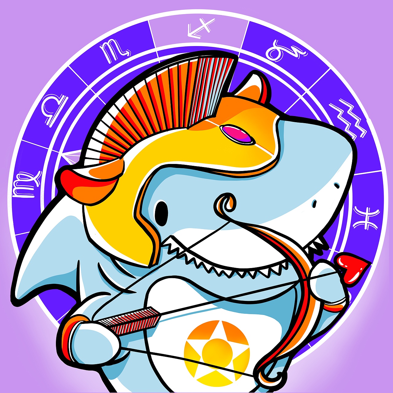 艾妮鲨 ANISHARK合集之一（图ZMjgxMjYzMzMy） - 商业插画 - 站酷设计师墨言盒子原创素材 - 站酷ZCOOL