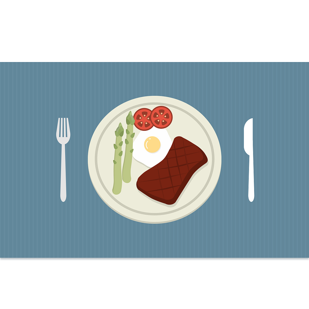 4年前 294 0 0 北京  |  设计爱好者  扁平 牛排午餐 原创  -  插画