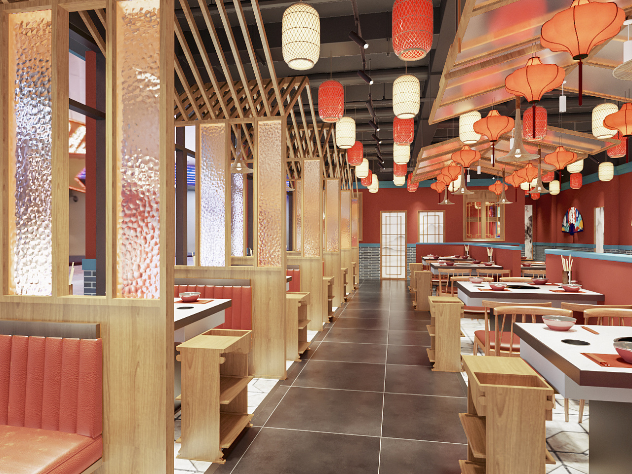 新中式串串火锅店