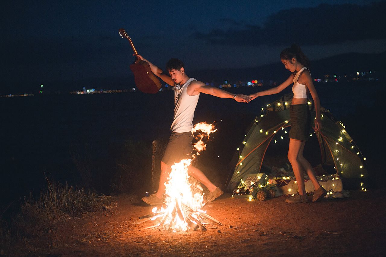 篝火（图ZMjgwMDY5NjA0） - 婚礼摄影 - 站酷设计师品一盏清茶原创素材 - 站酷ZCOOL