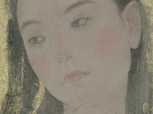 《彳亍》色粉画  130x178cm