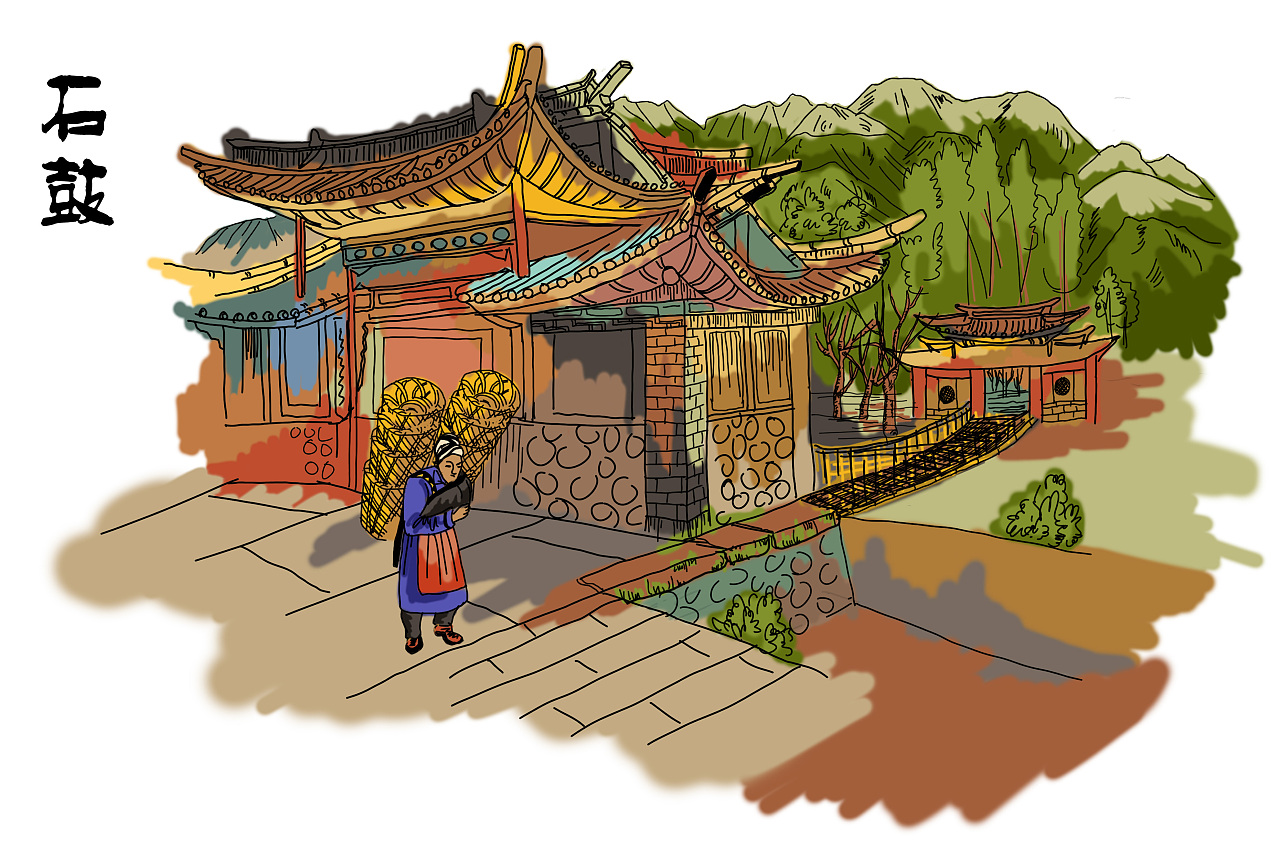 老马帮 茶叶|插画|商业插画|卡木西 - 原创作品 - 站酷 (zcool)