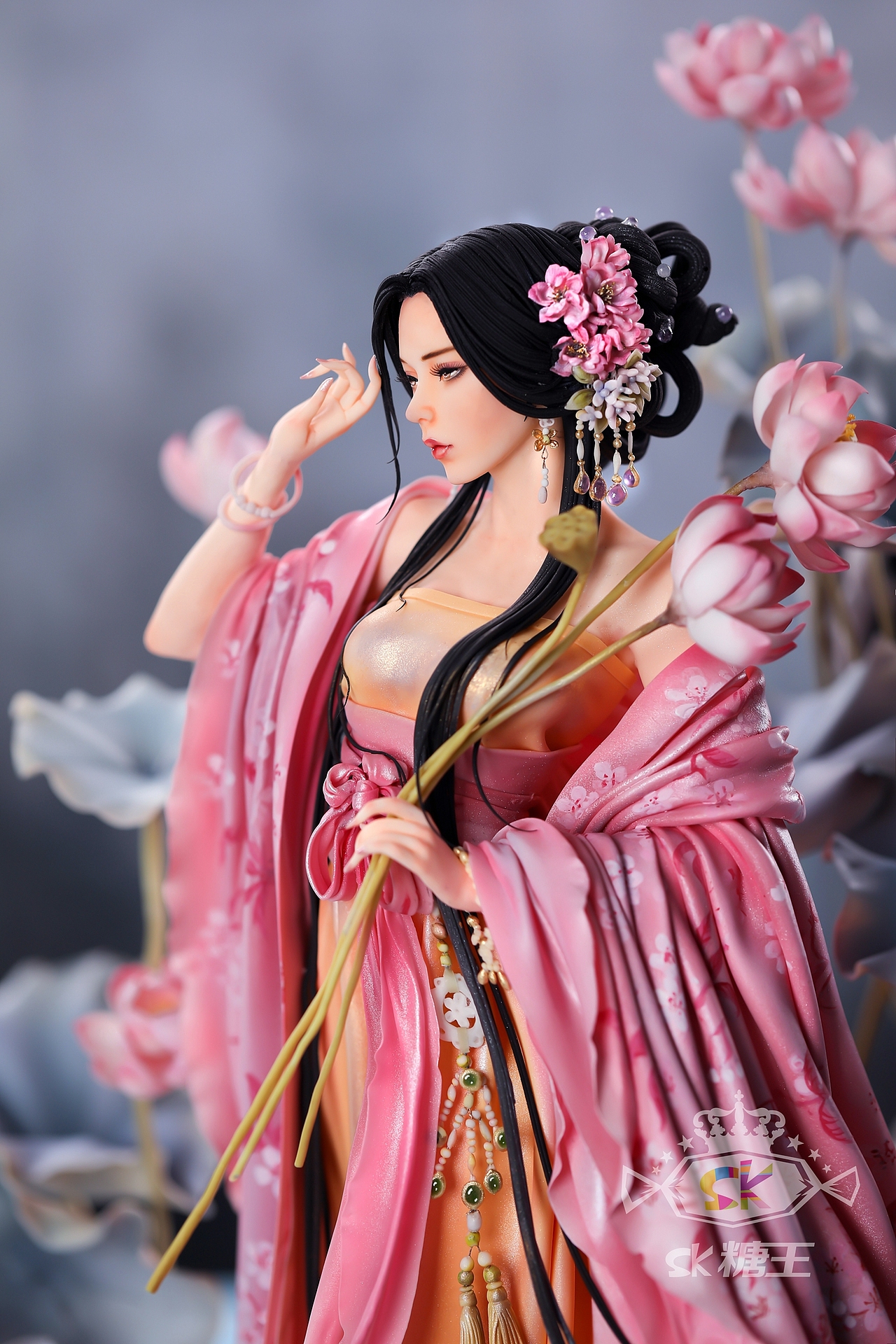 可以吃的手办古风翻糖人偶蛋糕轻语瑶池