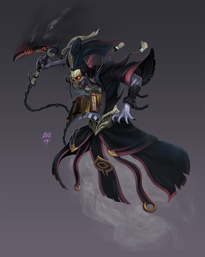 黑无常|插画|游戏原画|哈尔滨大盼盼_原创作品-站酷zcool