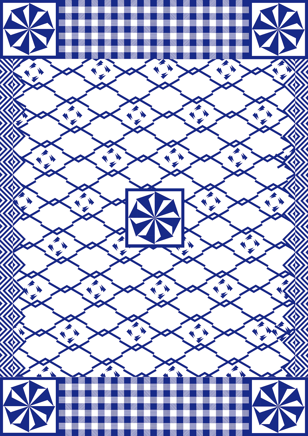 传统土布纹样视觉化系列三