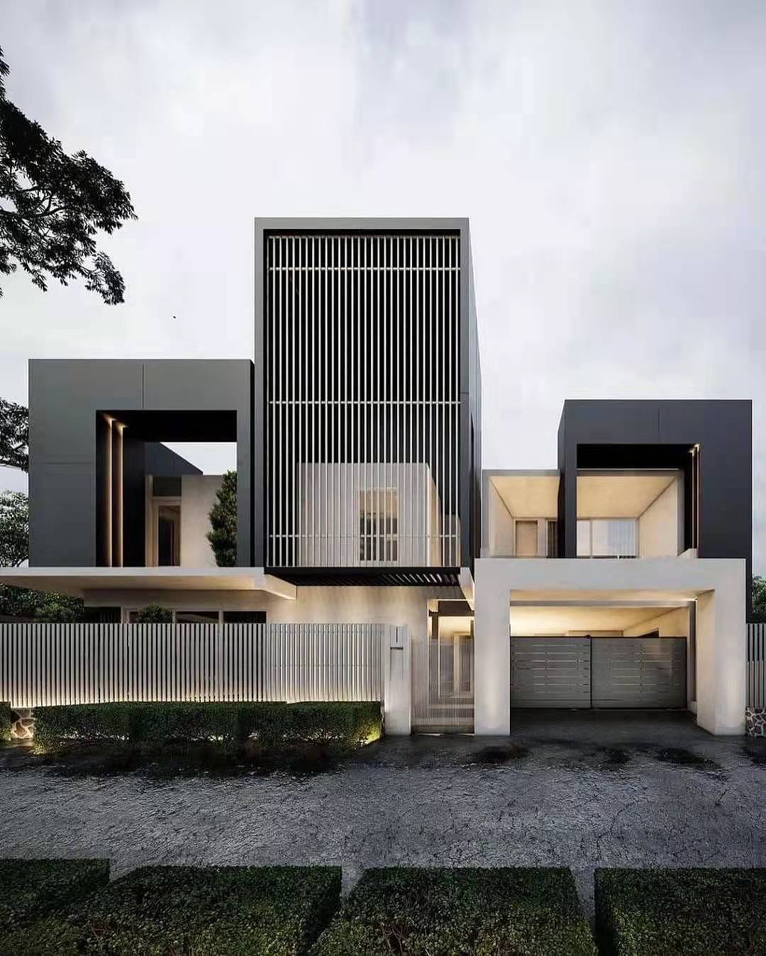 别墅设计｜酷炫轻奢现代风格自建别墅设计（图ZMjgxMjE3Njk2） - 建筑设计 - 站酷设计师Z566118354原创素材 - 站酷ZCOOL
