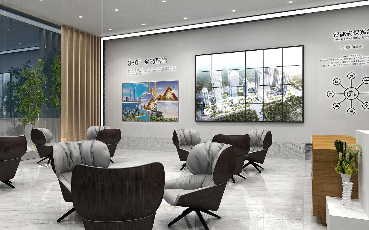 地产展会 展厅展位展台3D效果图设计 cad施工图制作（图ZMTgzMTUwMjQ4） - 建筑/空间 - 站酷设计师云迪vind原创素材 - 站酷ZCOOL