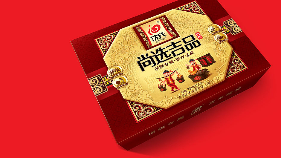 倡导吉文化，扒鸡新传奇【食品包装设计】（图ZMjIzNTY2MzY=） - 包装 - 站酷设计师弘一品牌策划设计原创素材 - 站酷ZCOOL