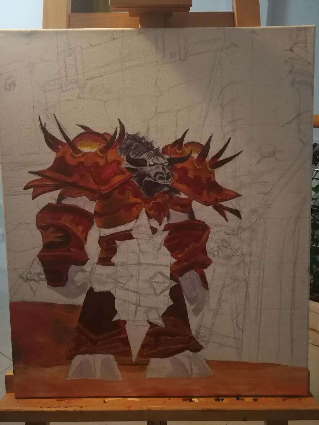 魔兽wow 60级怀旧服 萨满手绘