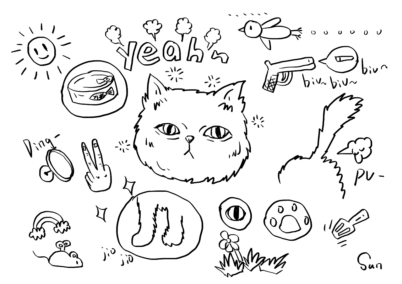 想到啥就画啥的涂鸦小可爱 - 原创作品 - 站酷(zcool)