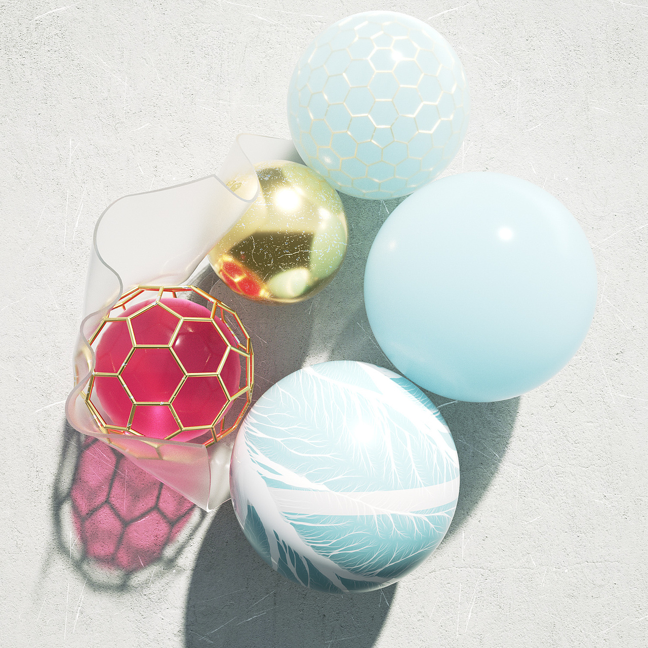 C4D + Daily Render Chapter 01（图ZODI3OTE1NTI=） - 其他三维 - 站酷设计师Dual_shadows原创素材 - 站酷ZCOOL