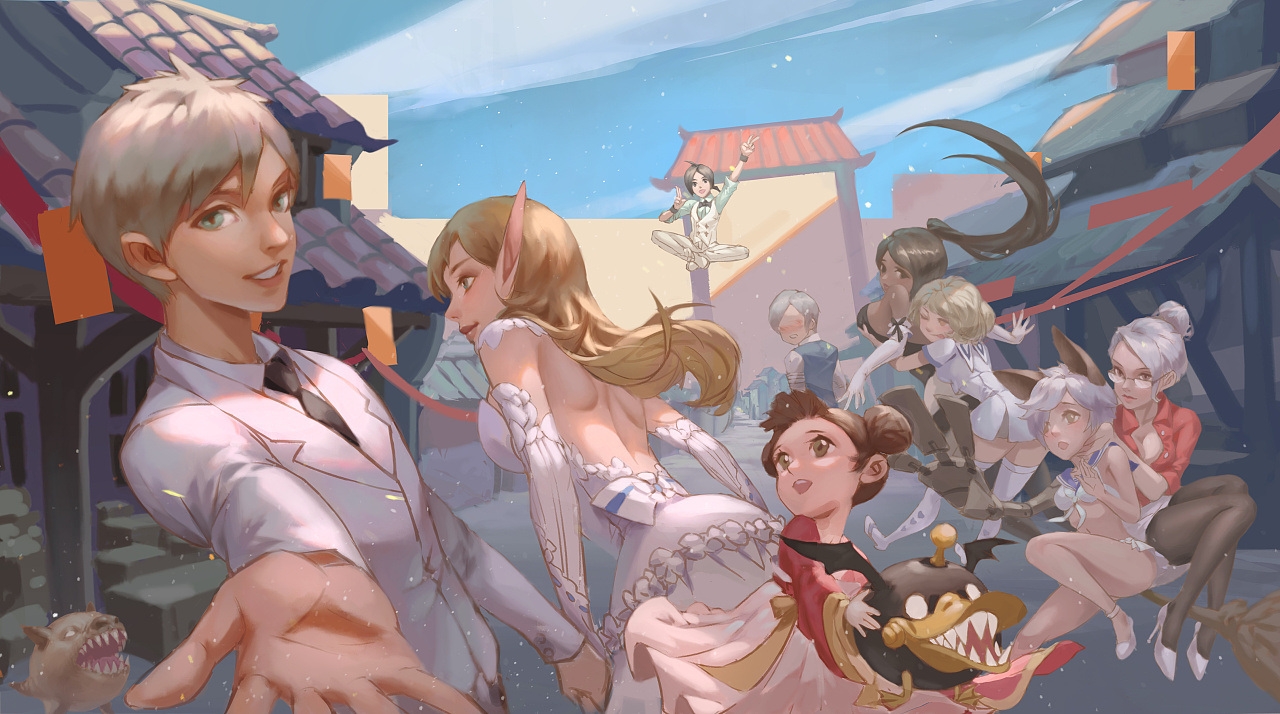 龙之谷十周年贺图|插画|游戏原画|杨枭 - 原创作品 - 站酷 (zcool)