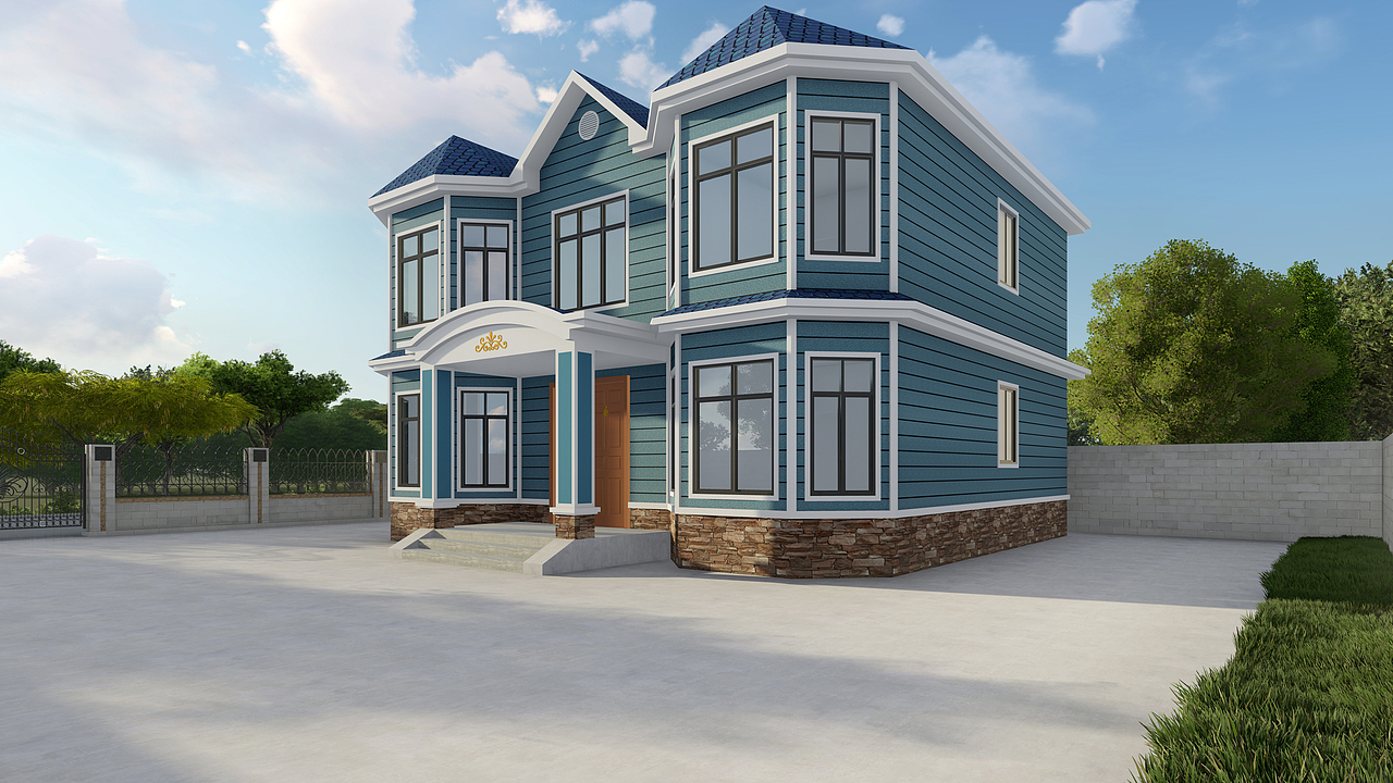 两层轻钢别墅设计