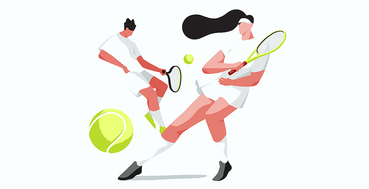 网球|插画|概念设定|minkyung - 原创作品 - 站酷 (zcool)