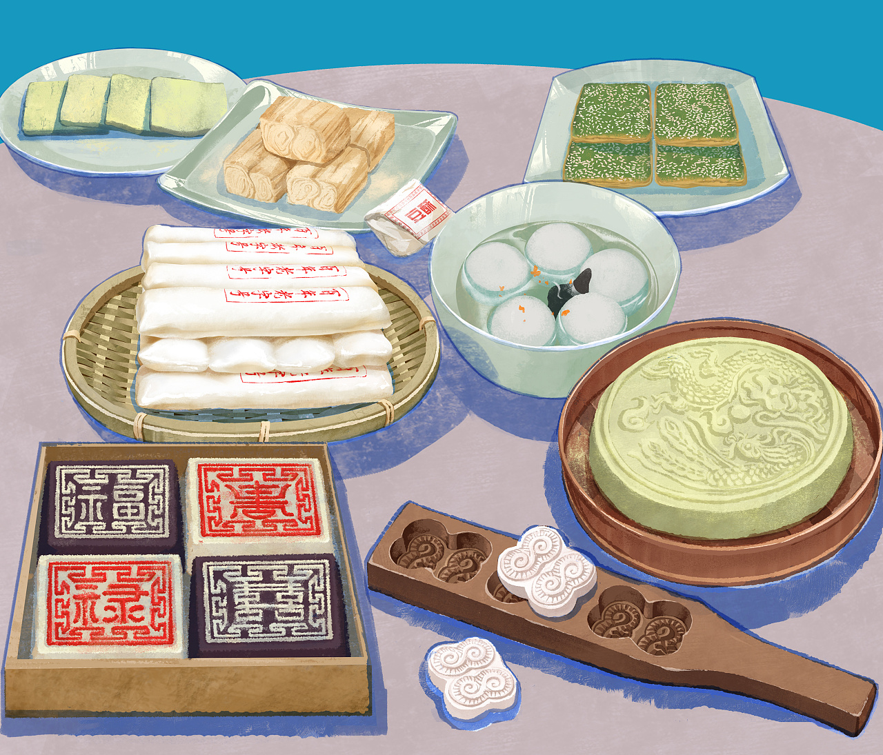 温故· 宁波非遗展|插画|商业插画|本笙创意 - 原创作品 - 站酷