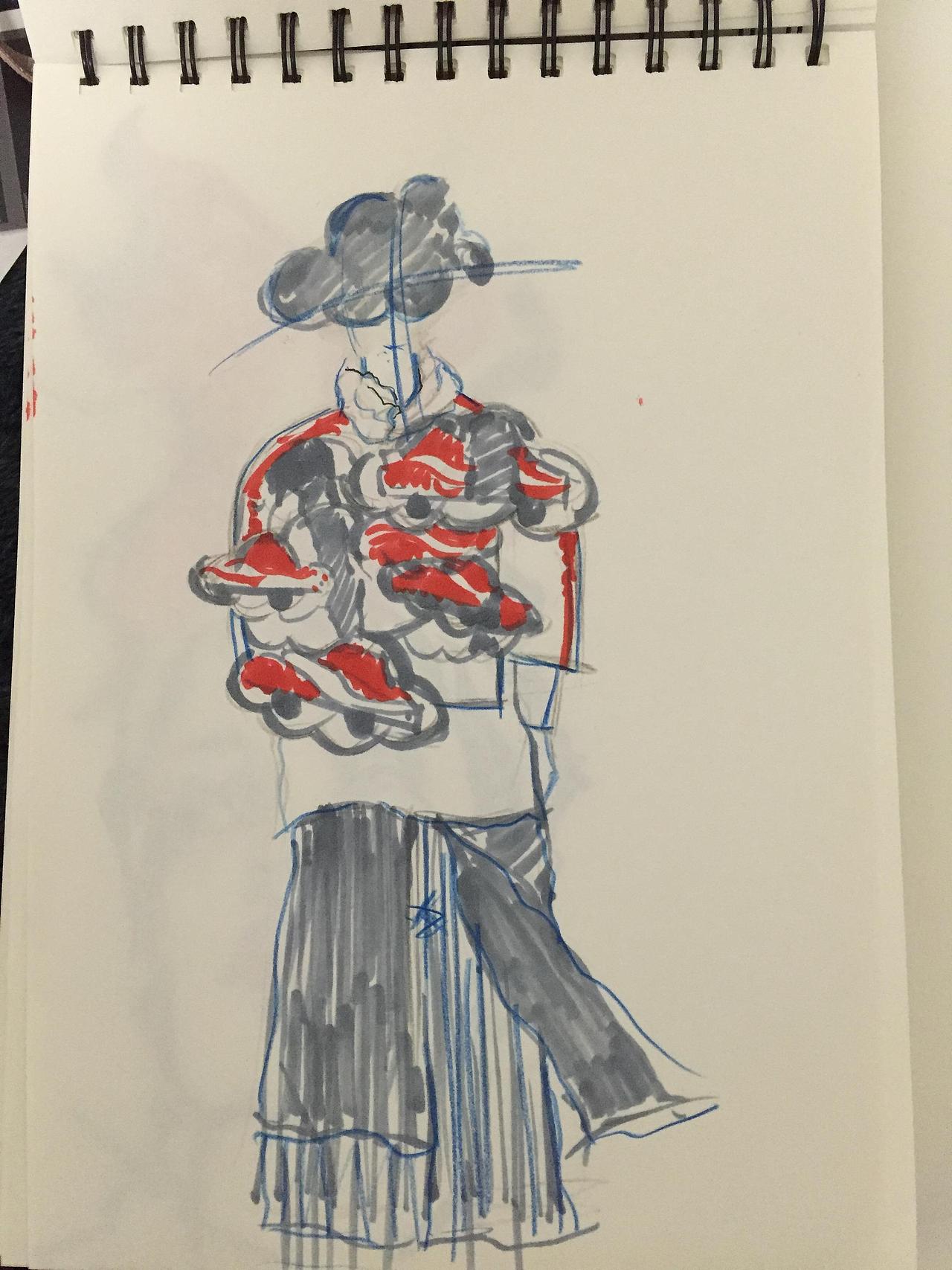 手绘作品（一部分）（图ZMTA1MzY5NjY4） - 其他服装 - 站酷设计师Tenkyo0528原创素材 - 站酷ZCOOL