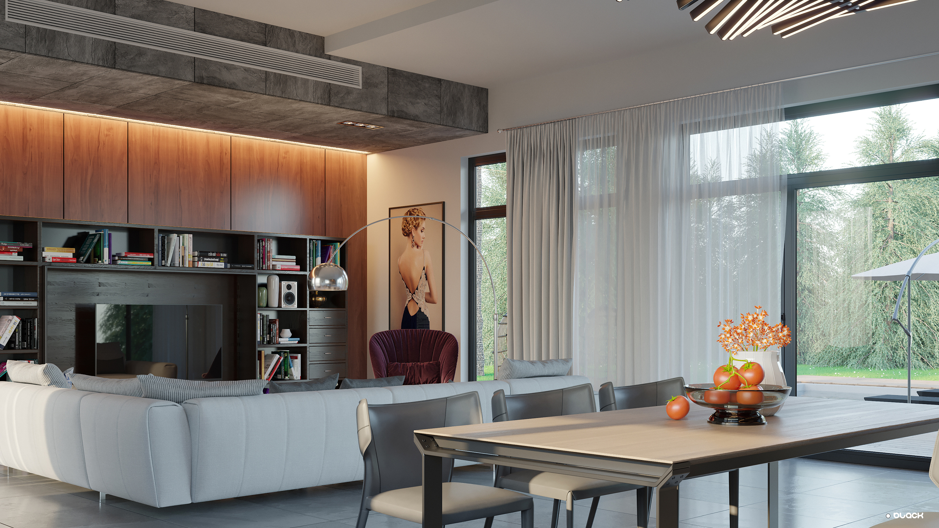 cinema 4d 室内效果图表现