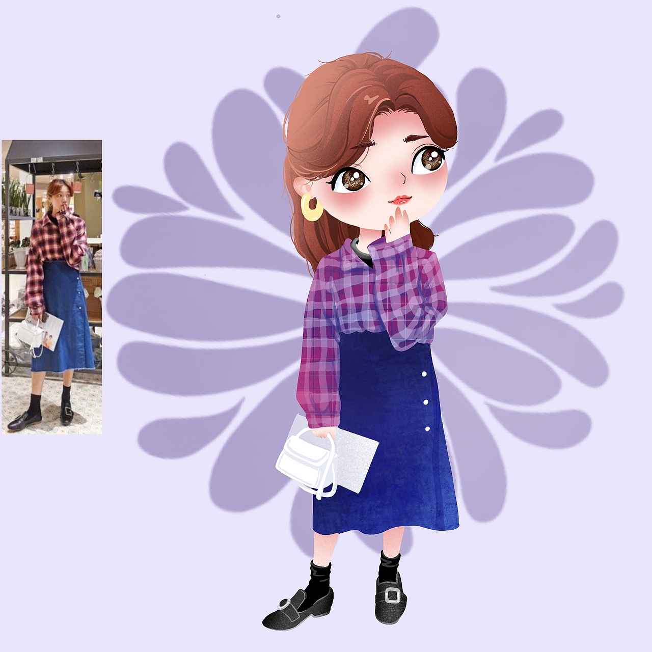 人像卡通（图ZMzA3NTc0MTQ4） - 新锐潮流插画 - 站酷设计师南岸的风原创素材 - 站酷ZCOOL